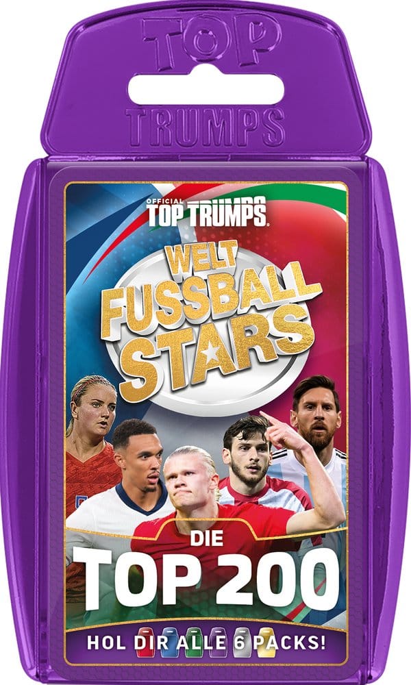World Football Stars Juego de cartas 200 Pack 4 *Edición Alemana*