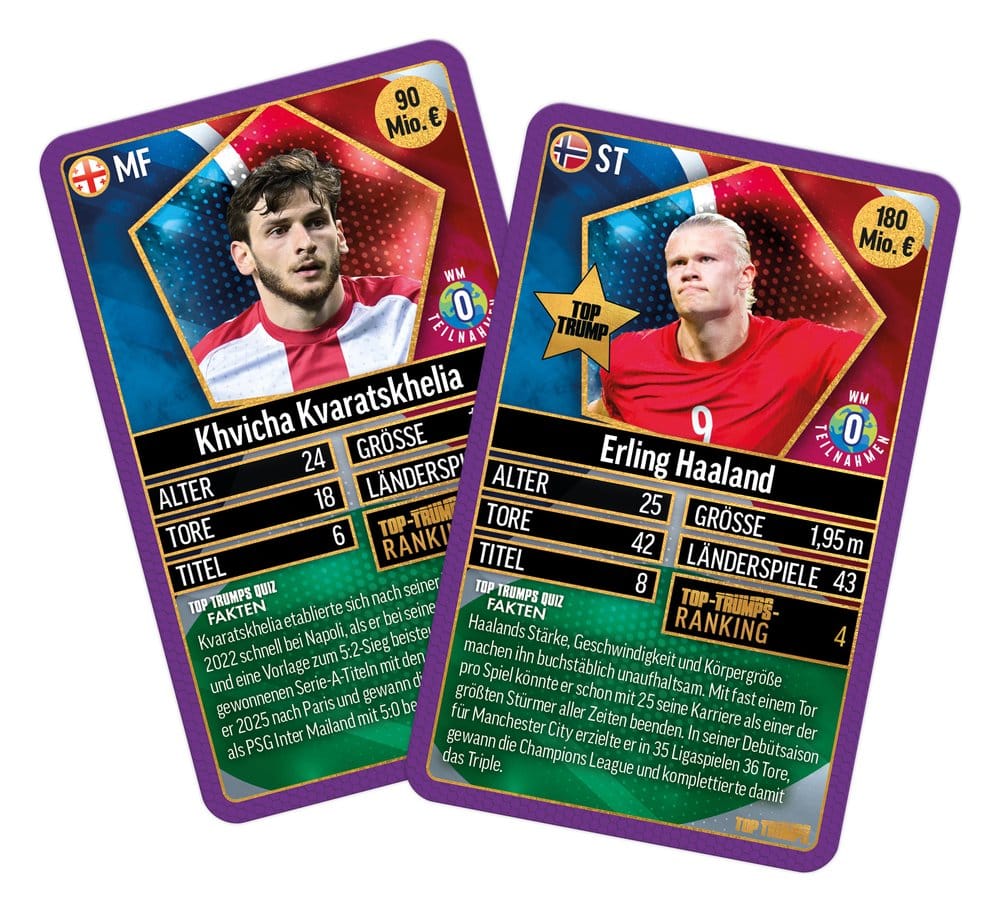 World Football Stars Juego de cartas 200 Pack 4 *Edición Alemana*