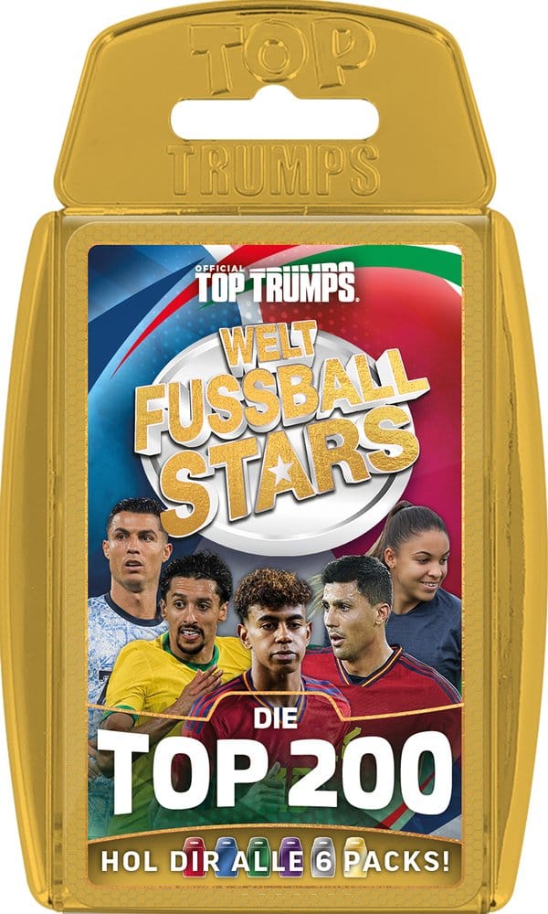 World Football Stars Juego de cartas 200 Pack 6 *Edición Alemana*