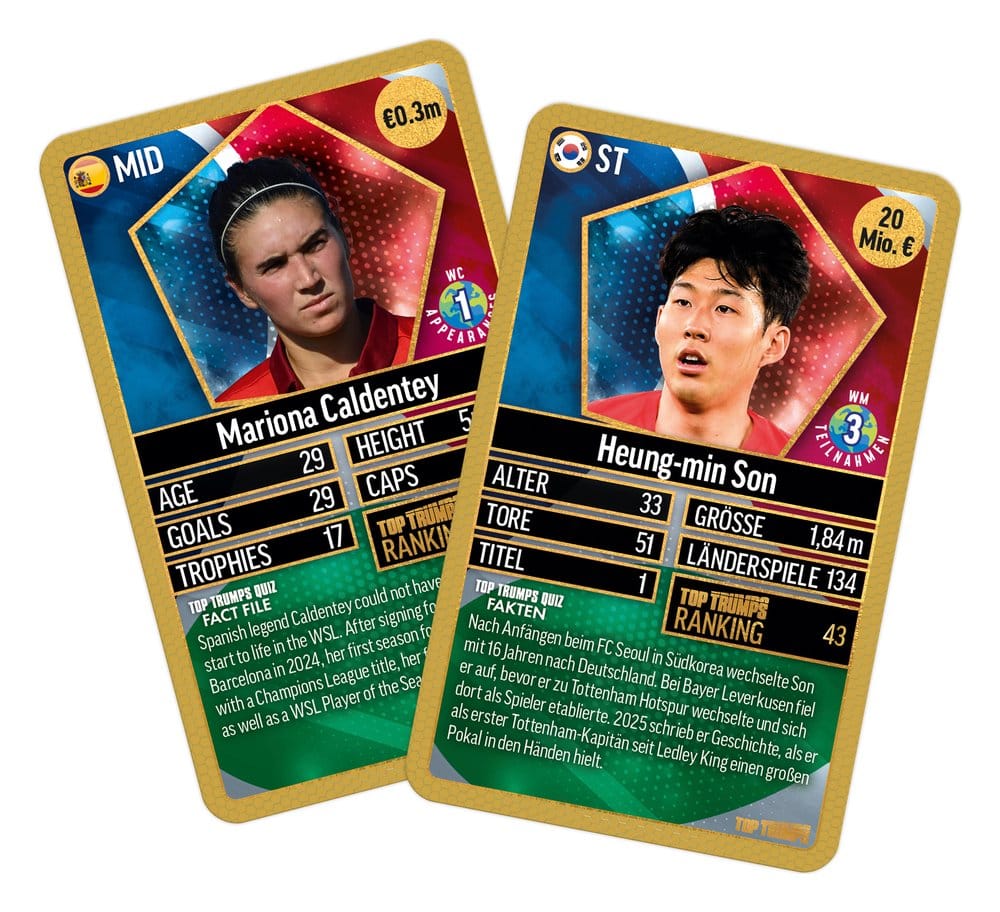 World Football Stars Juego de cartas 200 Pack 6 *Edición Alemana*