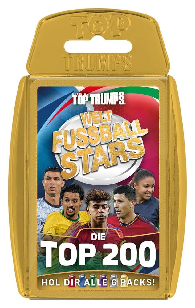 World Football Stars Juego de cartas 200 Pack 6 *Edición Alemana*
