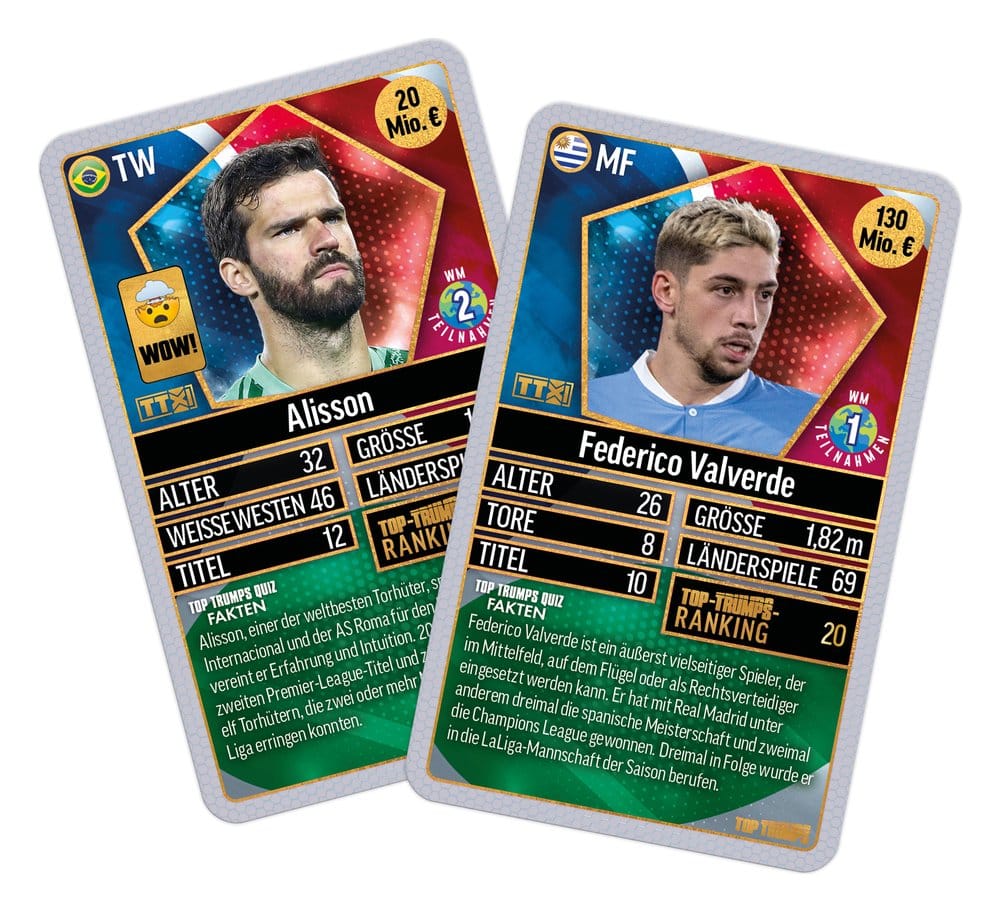 World Football Stars Juego de cartas 200 Pack 5 *Edición Alemana*