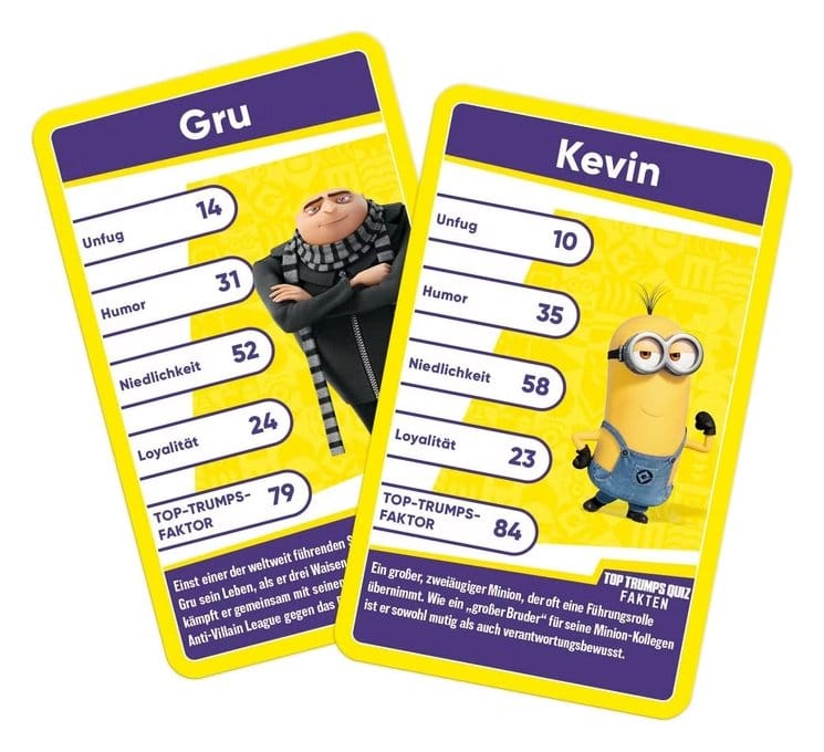 Minions Juego de cartas Top Trumps *Edición Alemana*