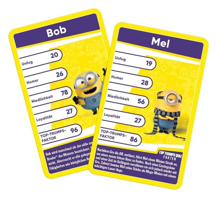 Minions Juego de cartas Top Trumps *Edición Alemana*