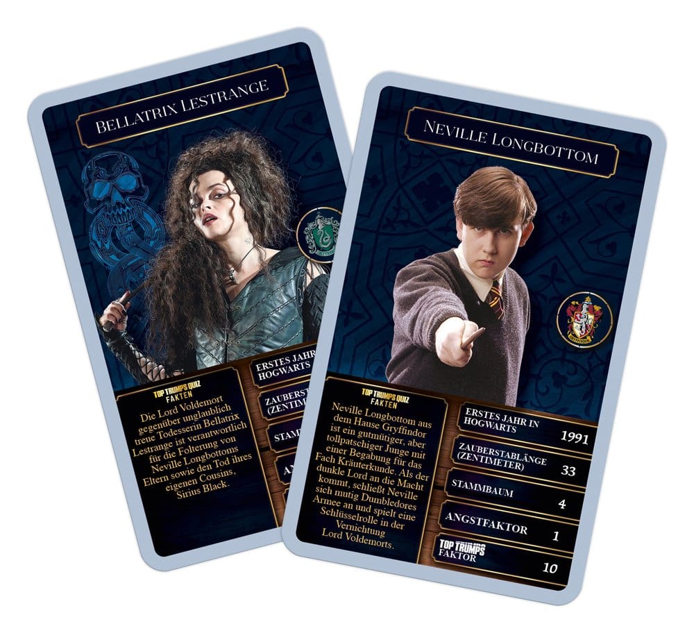 Harry Potter Juego de Cartas Top Trumps Brujas y Magos New Version *Edición Alemán*