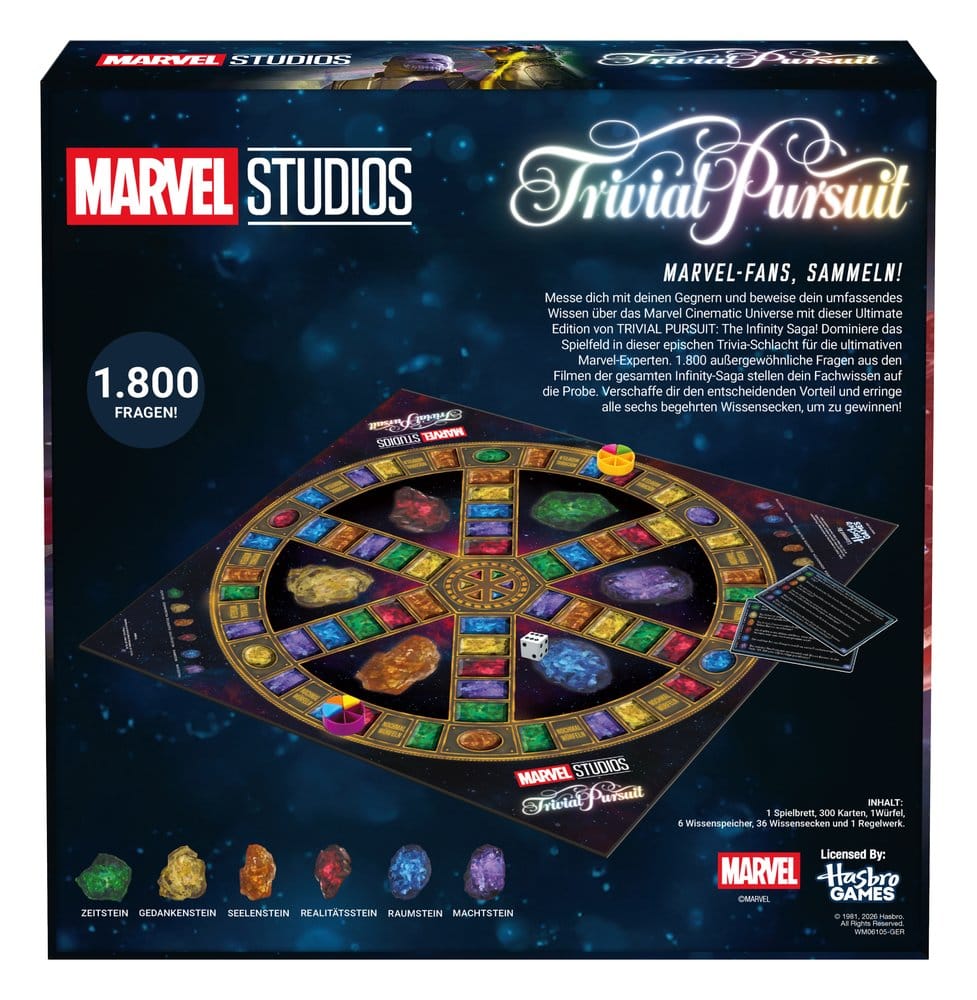 Marvel Juego de mesa Trivial Pursuit Universe XL *Edición Alemán*