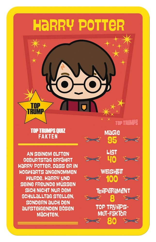Harry Potter Juego de cartas Top Trumps Chibi Style *Edición Alemana*
