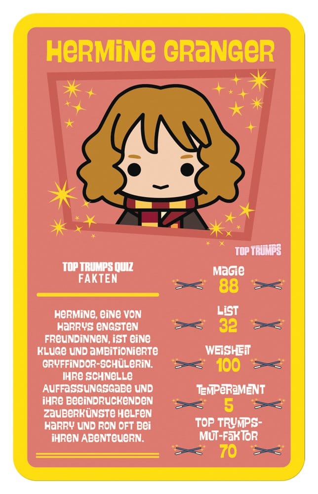Harry Potter Juego de cartas Top Trumps Chibi Style *Edición Alemana*