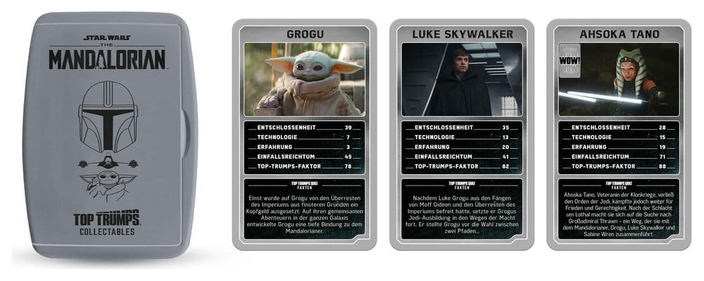 The Mandalorian and Grogu Juego de cartas Top Trumps Collectables *Edición Alemana*