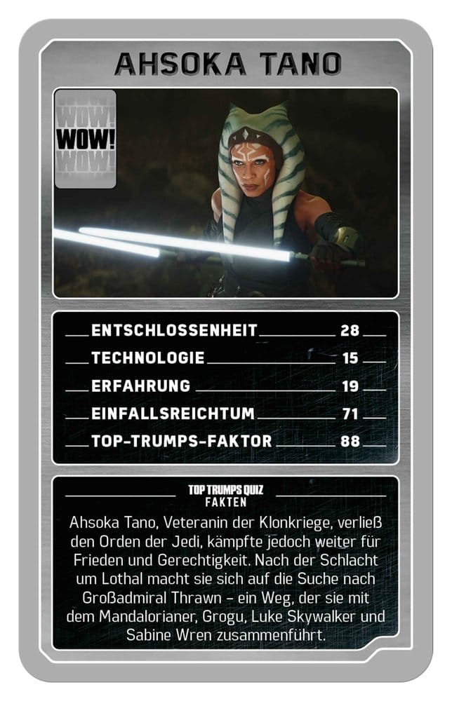 The Mandalorian and Grogu Juego de cartas Top Trumps Collectables *Edición Alemana*