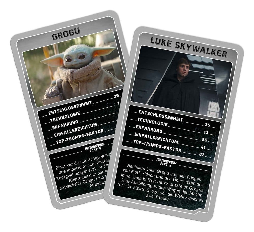 The Mandalorian and Grogu Juego de cartas Top Trumps Collectables *Edición Alemana*