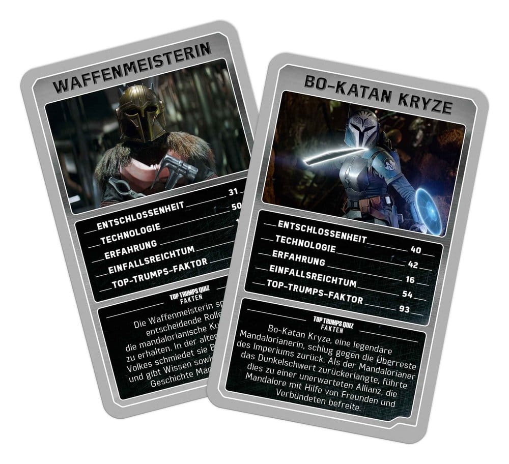 The Mandalorian and Grogu Juego de cartas Top Trumps Collectables *Edición Alemana*