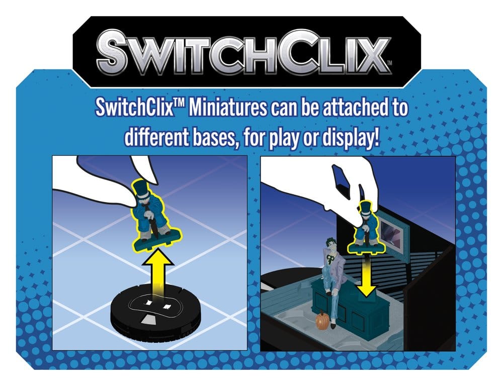 DC HeroClix SwitchClix Minifiguras con Base The Long Halloween Team Base 23 cm