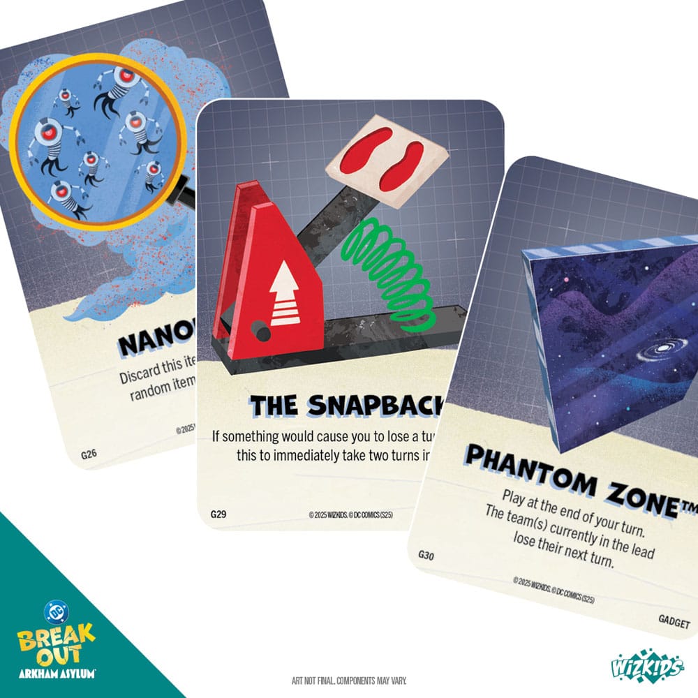 DC Breakout: Arkham Asylum Game Juego de Cartas *Edición Inglés*
