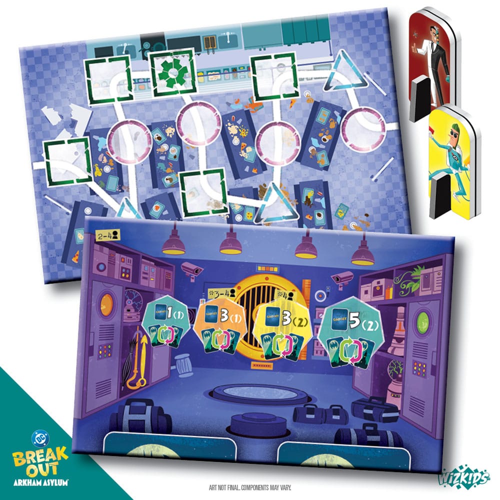 DC Breakout: Arkham Asylum Game Juego de Cartas *Edición Inglés*