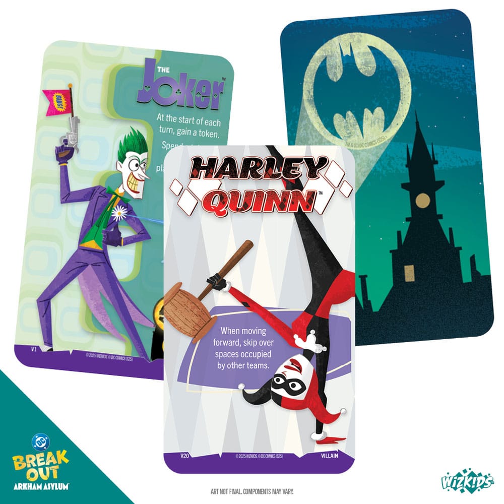 DC Breakout: Arkham Asylum Game Juego de Cartas *Edición Inglés*