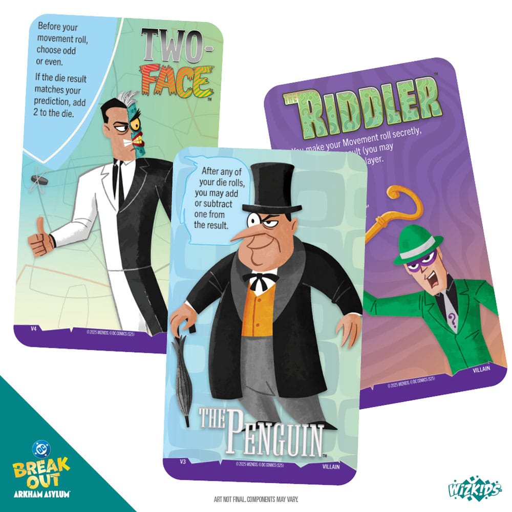DC Breakout: Arkham Asylum Game Juego de Cartas *Edición Inglés*