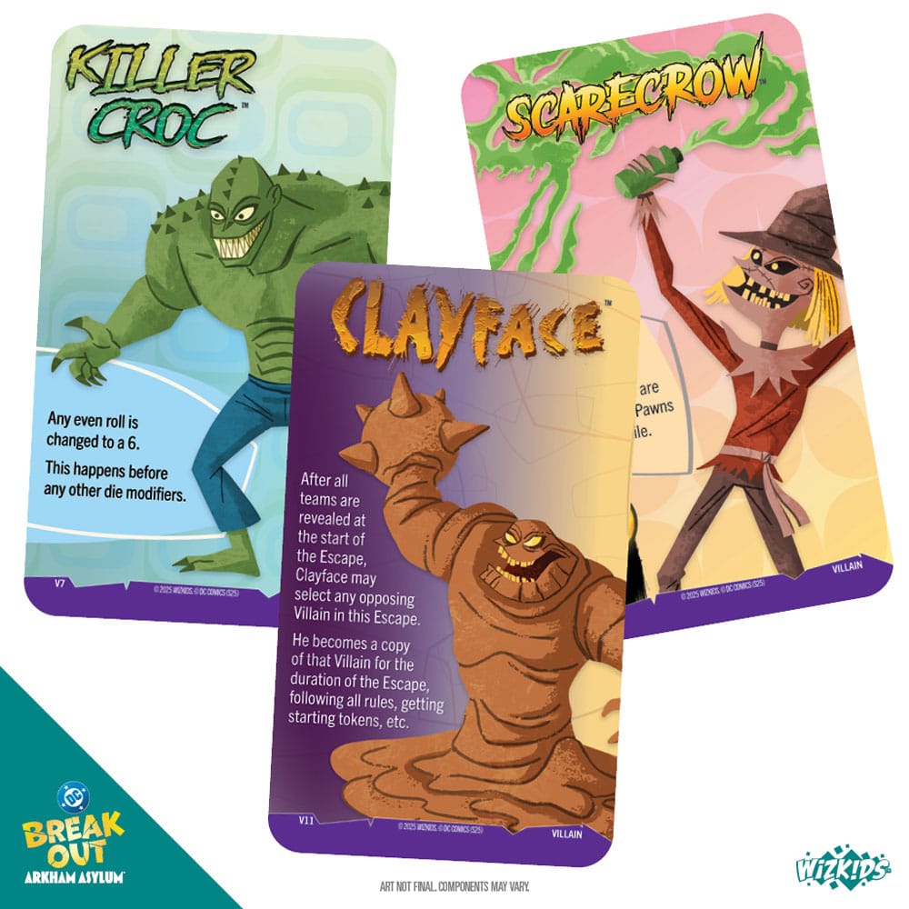 DC Breakout: Arkham Asylum Game Juego de Cartas *Edición Inglés*