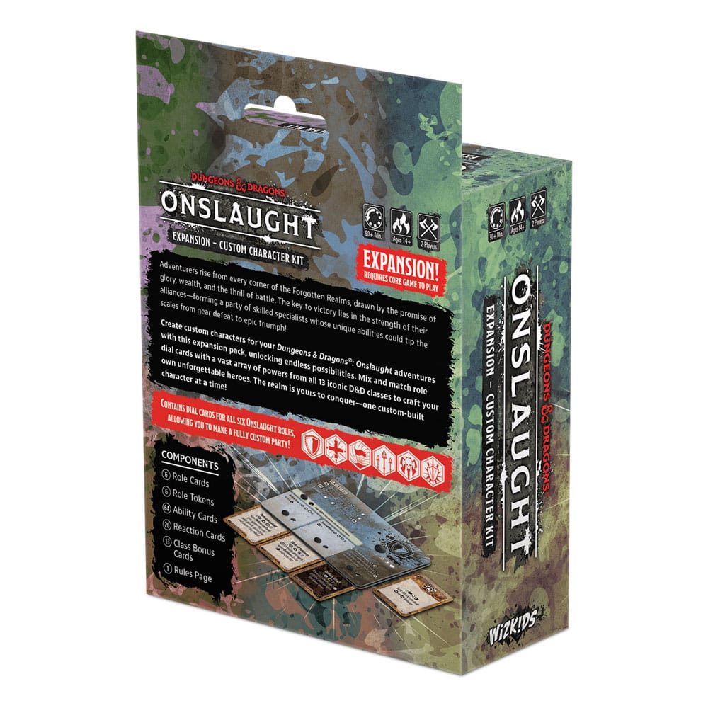 Dungeons & Dragons Onslaught Expansión del Juego Custom Character Kit Expansion *Edición Inglés*