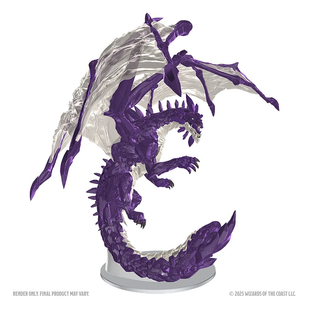 D&D Nolzur's Marvelous Miniatures sin pintar Adult Amethyst Dragon 38 cm