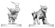 Pathfinder Battles Deep Cuts Miniatura sin pintar Goblin Commando & Goblin Dog 13 cm