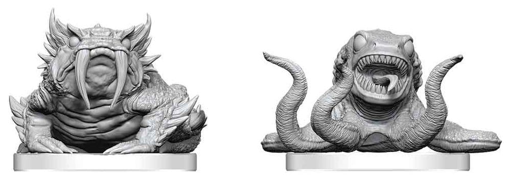 Pathfinder Battles Deep Cuts Miniatura sin pintar Bogwid & Slurk 13 cm
