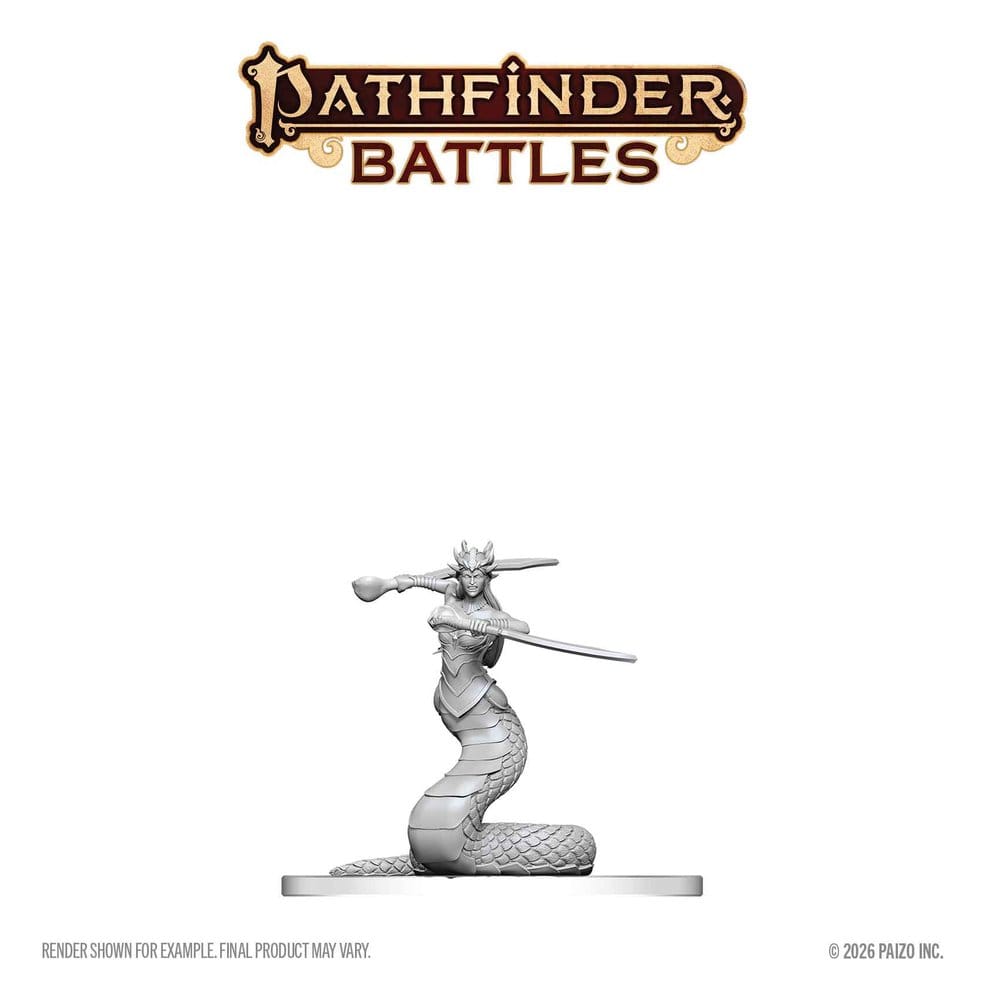 Pathfinder Battles Deep Cuts Miniatura sin pintar Matriarca Lamia 13 cm