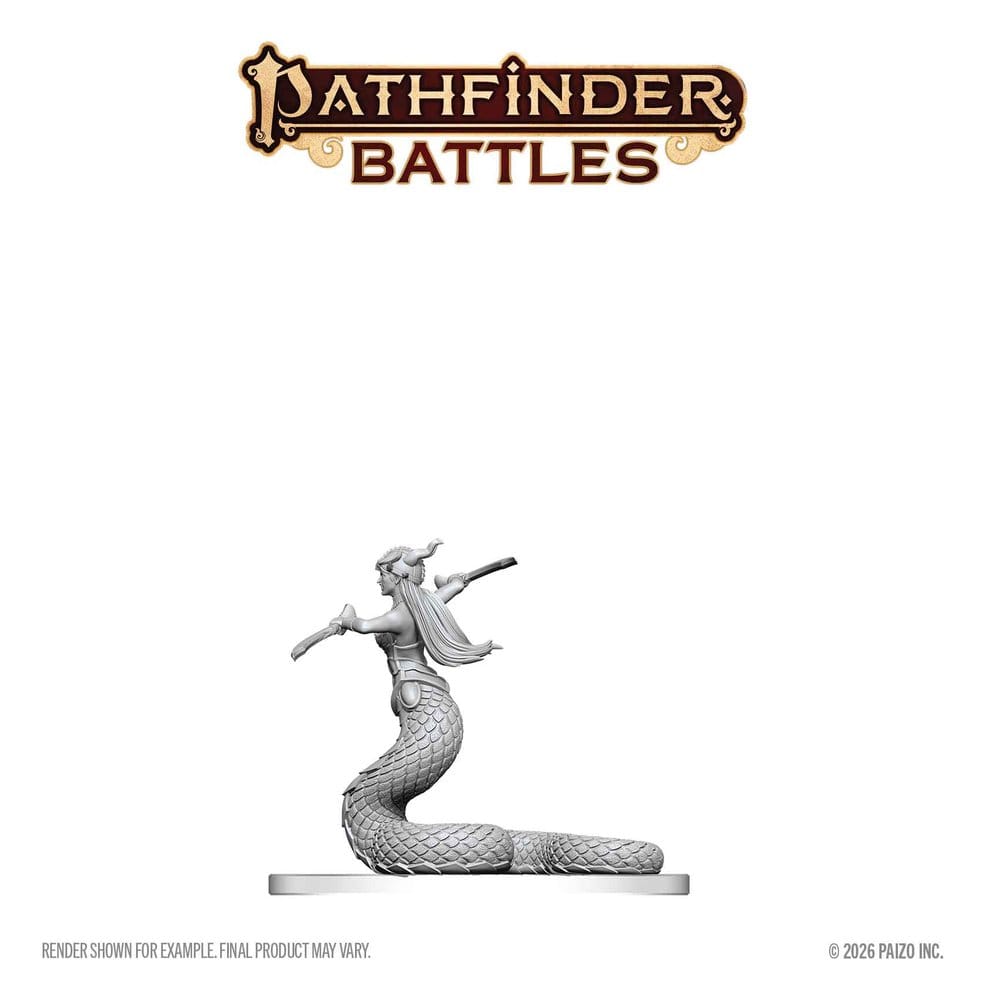 Pathfinder Battles Deep Cuts Miniatura sin pintar Matriarca Lamia 13 cm