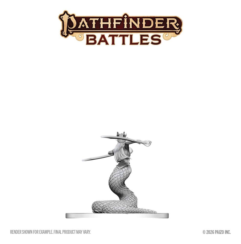 Pathfinder Battles Deep Cuts Miniatura sin pintar Matriarca Lamia 13 cm