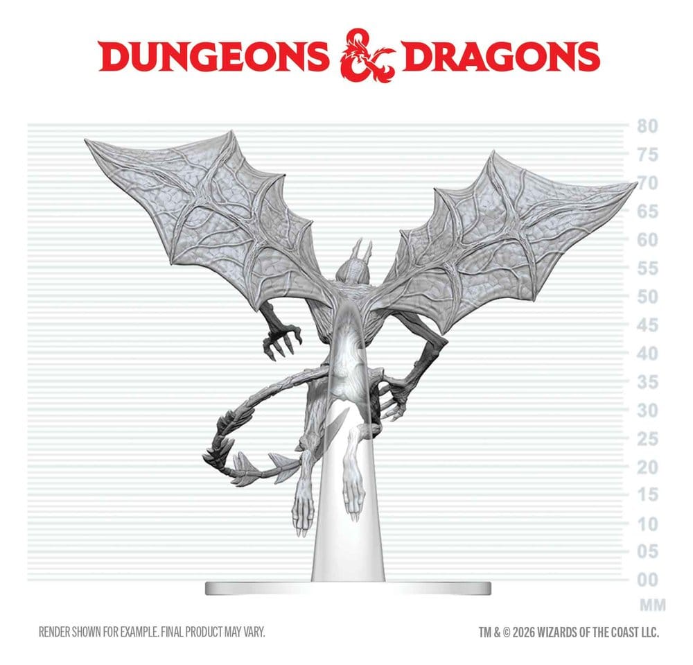 Dungeons & Dragons Nolzur's Marvelous Miniatures Miniatura sin pintar Nightgaunt 17 cm