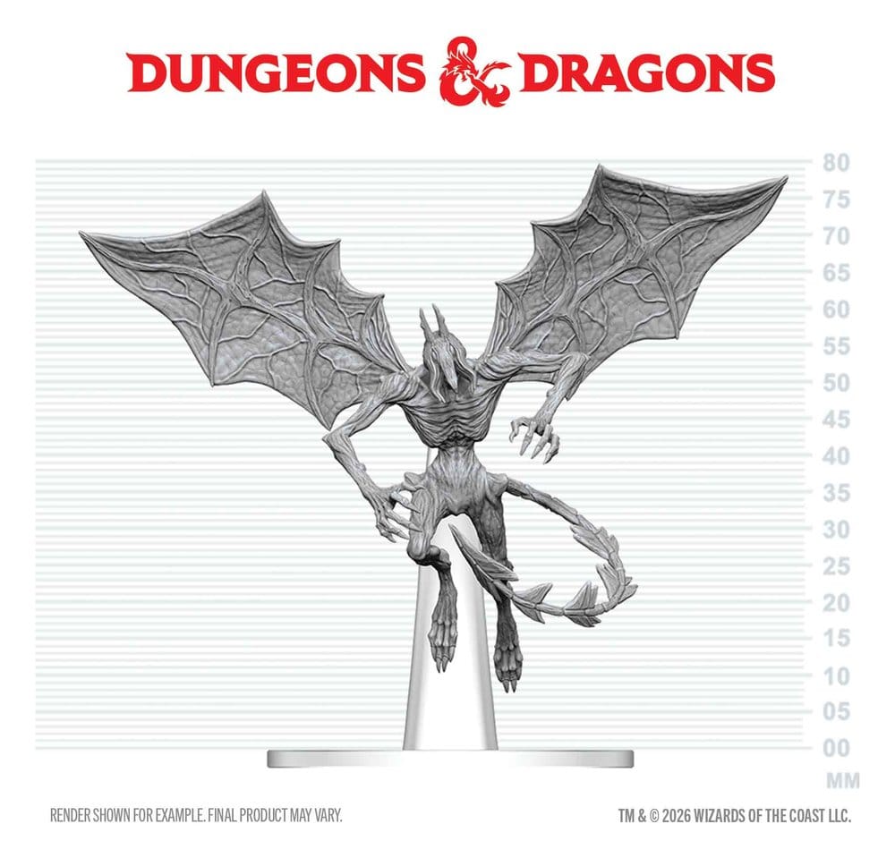 Dungeons & Dragons Nolzur's Marvelous Miniatures Miniatura sin pintar Nightgaunt 17 cm