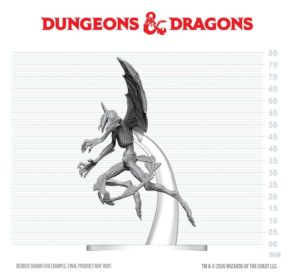 Dungeons & Dragons Nolzur's Marvelous Miniatures Miniatura sin pintar Nightgaunt 17 cm