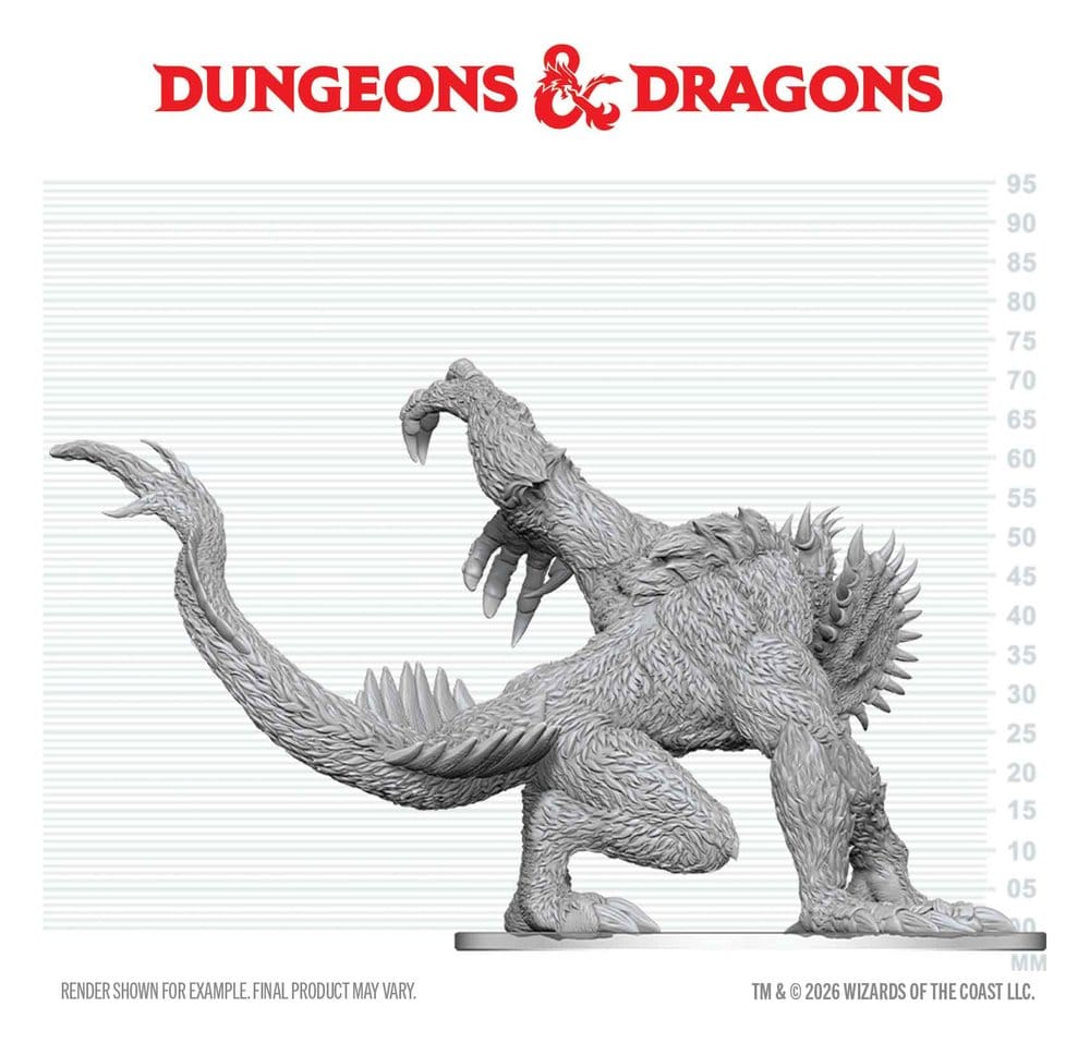Dungeons & Dragons Nolzur's Marvelous Miniatures Miniatura sin pintar Gug 20 cm