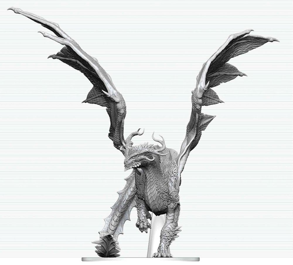 Dungeons & Dragons Nolzur's Marvelous Miniatures Miniatura sin pintar Adult Spirit Dragon 24 cm Frikytopia