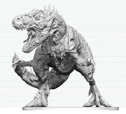 Dungeons & Dragons Nolzur's Marvelous Miniatures Miniatura sin pintar Tiranosaurio Zombi 20 cm