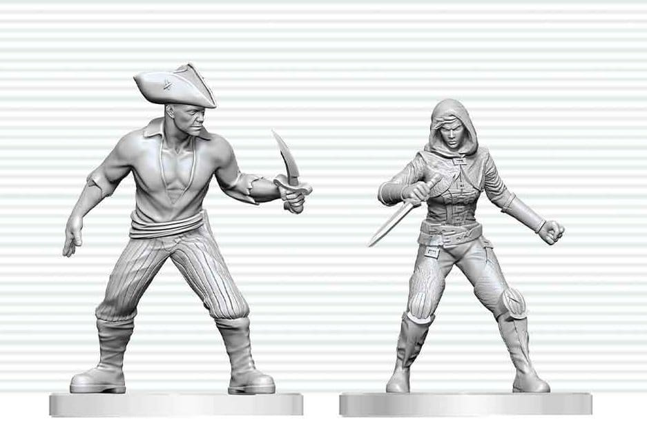 Dungeons & Dragons Nolzur's Marvelous Miniatures Miniatura sin pintar Bandido & Pirata 14 cm