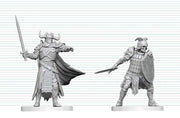 Dungeons & Dragons Nolzur's Marvelous Miniatures Miniatura sin pintar Caballero de la Muerte & Aspirante a Caballero de la Muerte 14 cm