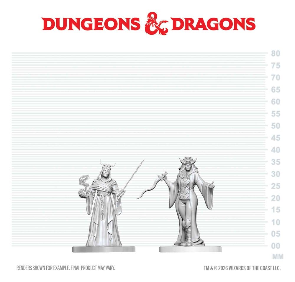 Dungeons & Dragons Nolzur's Marvelous Miniatures Miniatura sin pintar Fanático cultista & Hierofante 14 cm