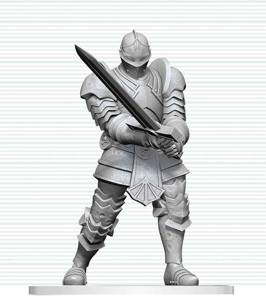 Dungeons & Dragons Nolzur's Marvelous Miniatures Miniatura sin pintar Red Knight Guardian Golem 14 cm Frikytopia