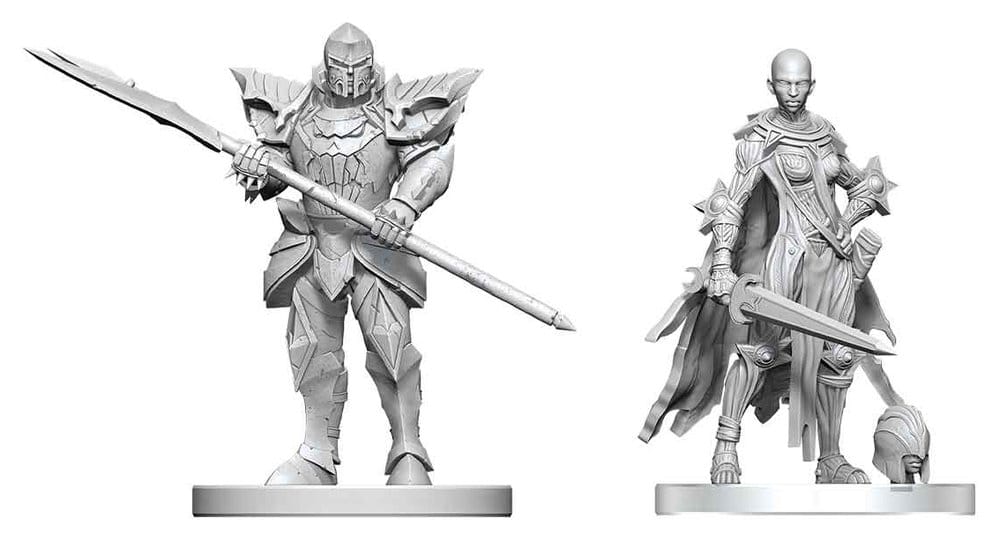 Pathfinder Battles Deep Cuts Miniatura sin pintar Nail & Rack Hellknights 14 cm