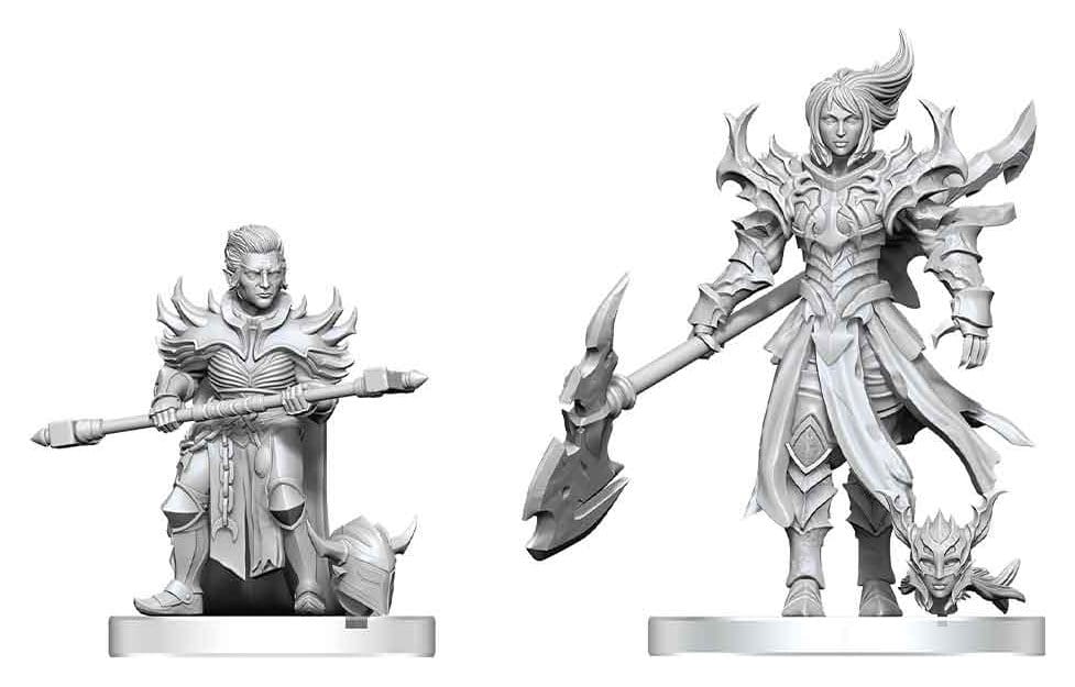 Pathfinder Battles Deep Cuts Miniatura sin pintar Pyre & Godclaw Hellknights 14 cm Frikytopia