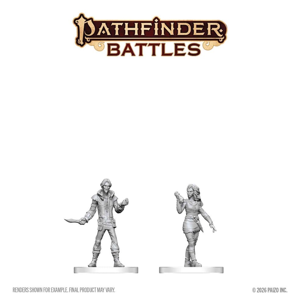 Pathfinder Battles Deep Cuts Miniatura sin pintar Thief & Pickpocket 14 cm