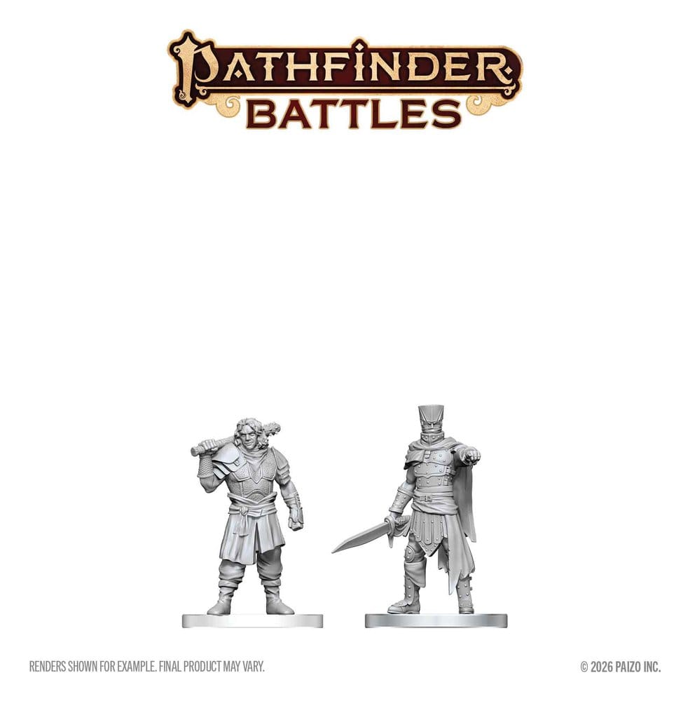 Pathfinder Battles Deep Cuts Miniatura sin pintar Ruffian & Gang Leader 14 cm