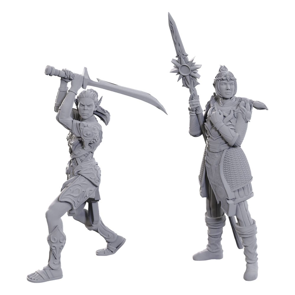 D&D Nolzur's Marvelous Miniatures Miniatura sin pintar Lae'zel & Shadowheart
