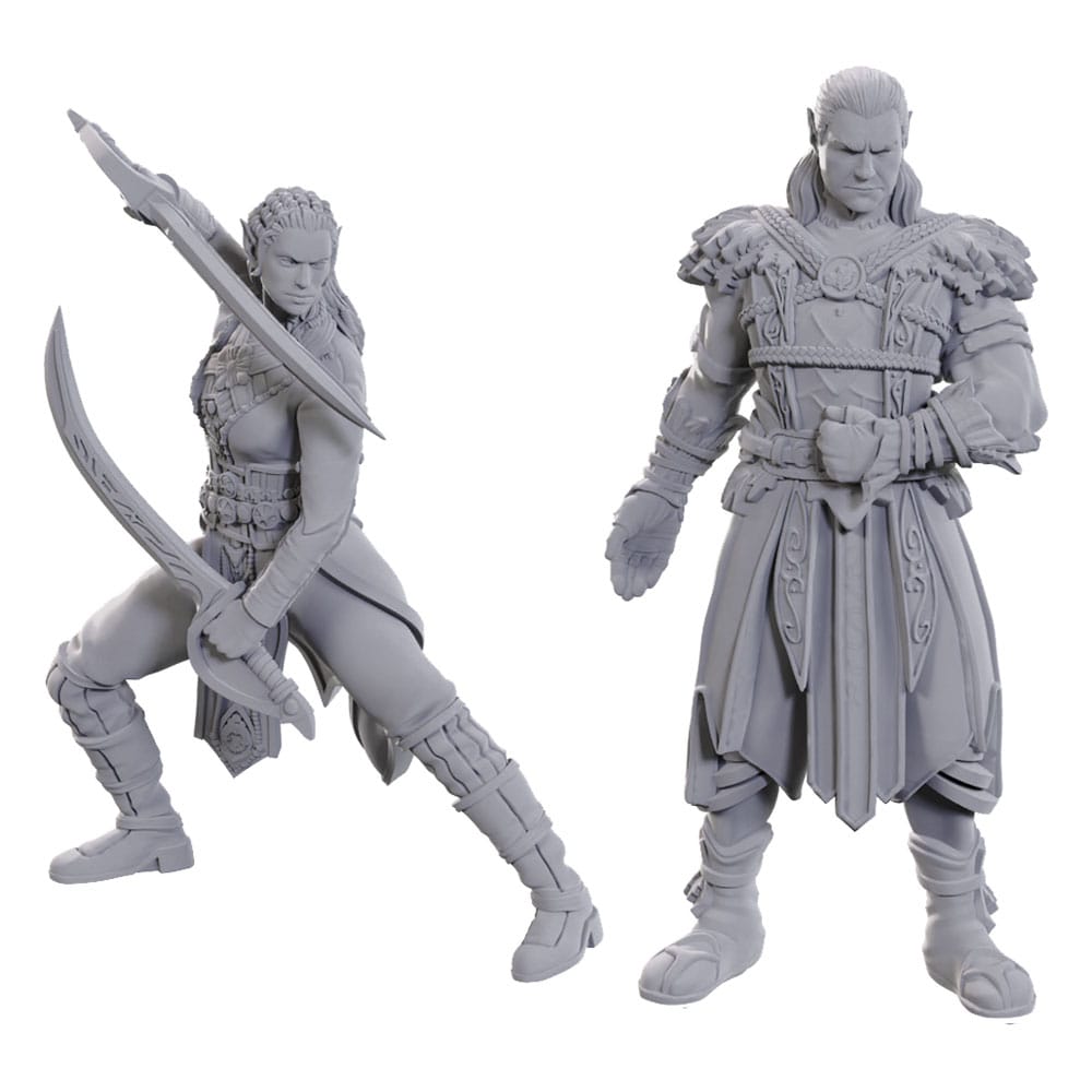 D&D Nolzur's Marvelous Miniatures Miniatura sin pintar Jaheira & Halsin
