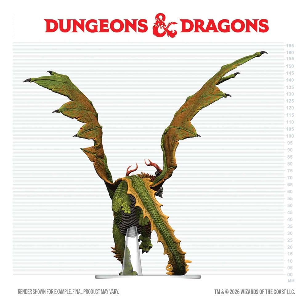 Dungeons & Dragons Icons of the Realms Miniaturas prepintadas Adult Spirit Dragon 24 cm