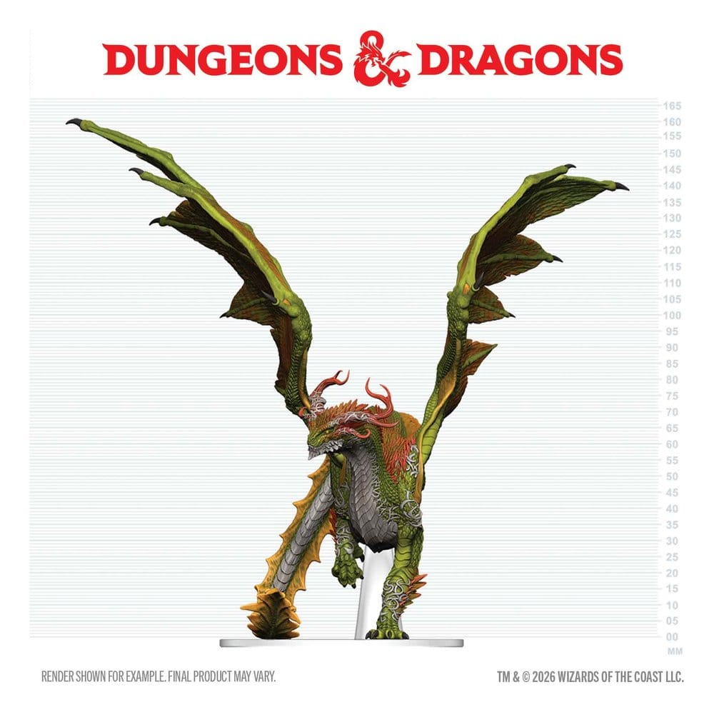 Dungeons & Dragons Icons of the Realms Miniaturas prepintadas Adult Spirit Dragon 24 cm