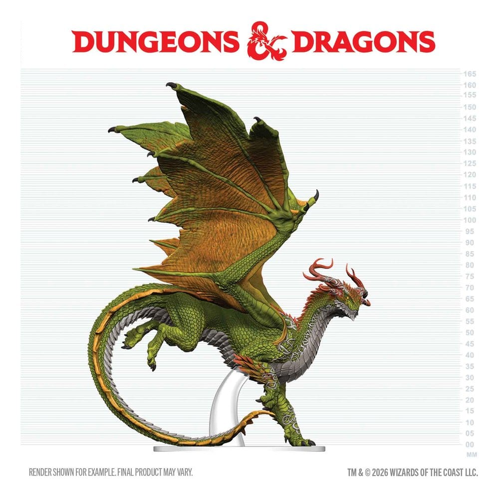 Dungeons & Dragons Icons of the Realms Miniaturas prepintadas Adult Spirit Dragon 24 cm