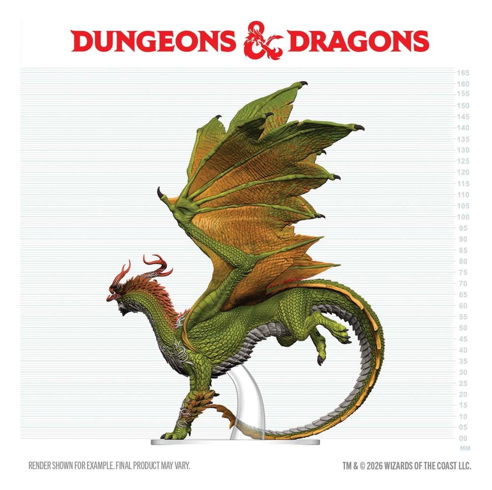 Dungeons & Dragons Icons of the Realms Miniaturas prepintadas Adult Spirit Dragon 24 cm