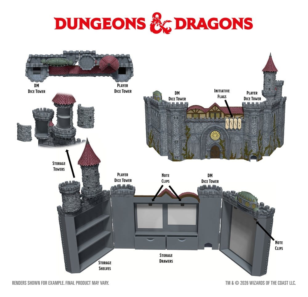 Dungeons & Dragons Replicas of the Realms: Castle Ravenloft DM Screen Frikytopia